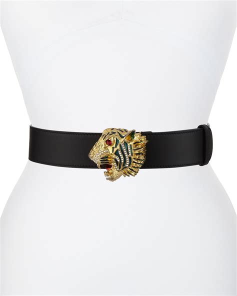 gucci belt brown buckle gg|gucci belt with tiger buckle.